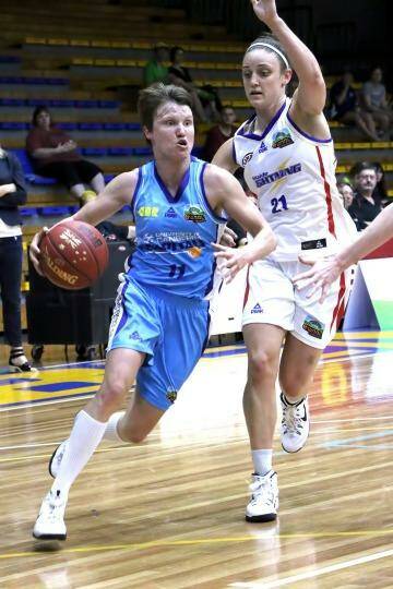 Jess Bibby of the Canberra Capitals is approaching the WNBL games record. 