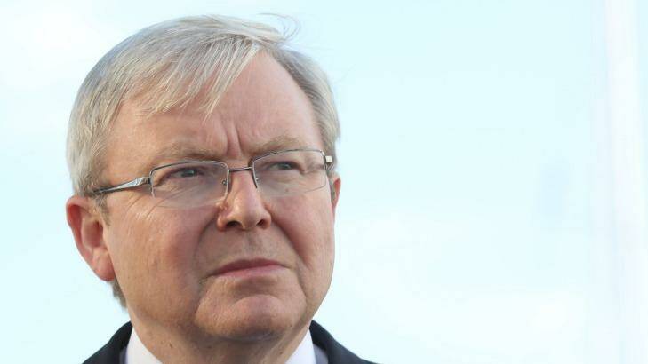 Kevin Rudd is said to be campaigning for the post of United Nations secretary-general. Photo: Andrew Meares