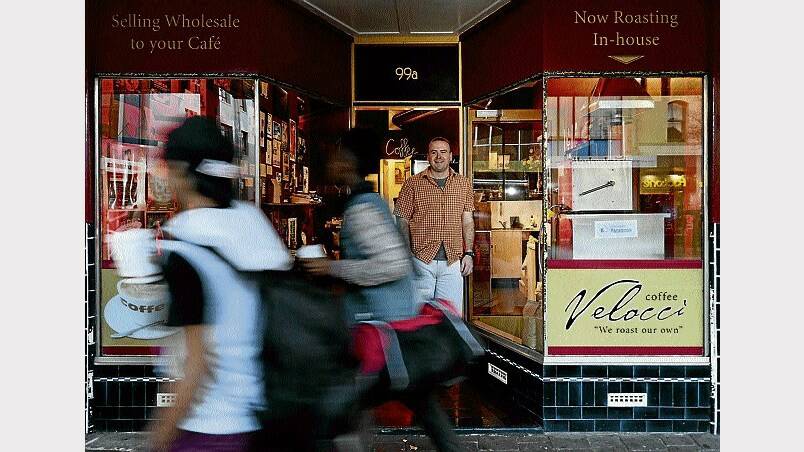 Velocci Coffee owner Will Bufton has spoken out about the amount of coffee shops in the Launceston central business district. Picture: MARK JESSER