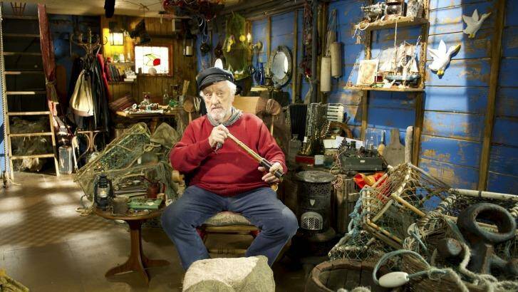 Old man and the sea: Bernard Cribbins weaves fantastical stories aboard his permanently moored boat in <i> Old Jack's Boat: Christmas Special.</i>