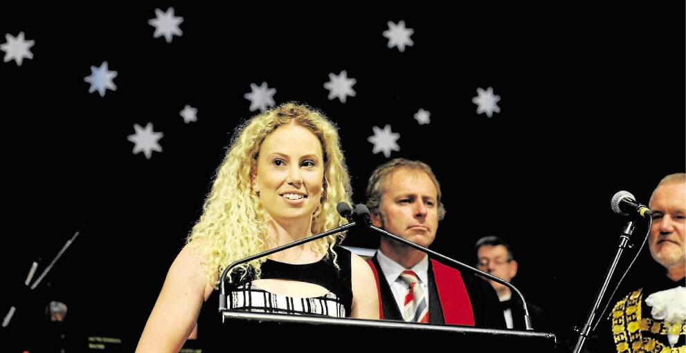 Launceston Young Citizen of the Year recipient Chloe Cunningham. Picture: GEOFF ROBSON.