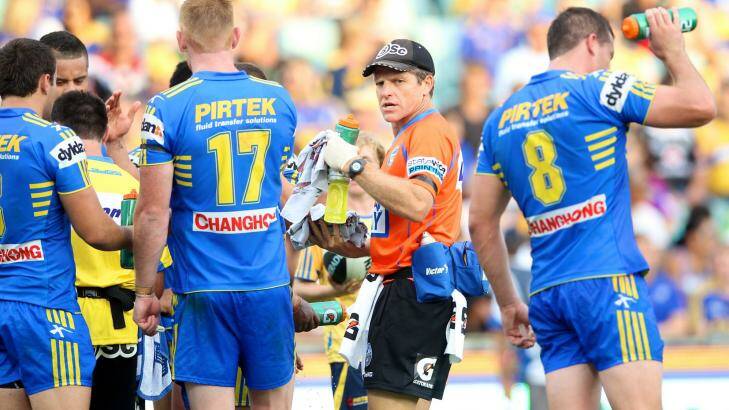 Parra excellence: Elkin says the support of the Parramatta club has helped him deal with the fall-out from the supplements scandal. Photo: Anthony Johnson