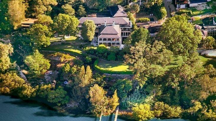 The owner of 3500-square-metre Hunters Hill estate, Sam Guo, received FIRB-approval on the basis his purchase would add to Australia's existing housing stock. He has received approval from council for a "new guest pavilion with garage and workshop". Photo: Supplied