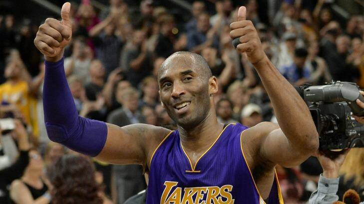 Sports stars like Los Angeles Lakers guard Kobe Bryant are beneficiaries of the 'superstar' effect. Photo: Darren Abate