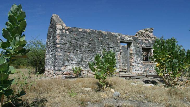 Ruins of  Liliimooloora police station.
