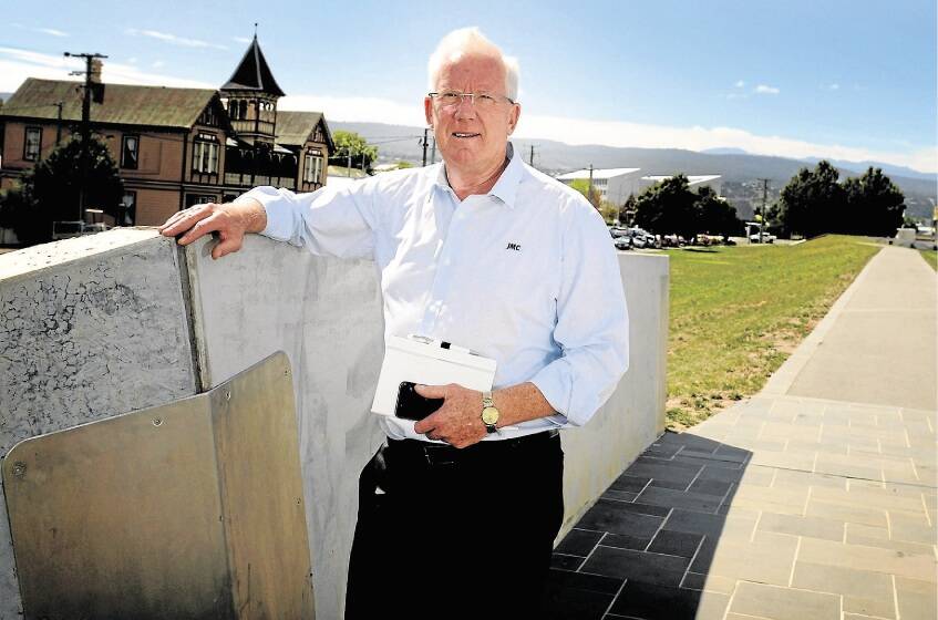Developer Errol Stewart has backed the proposed $235 million University of Tasmania campus development at Inveresk, saying it will bring jobs and investment to the North. Picture: GEOFF ROBSON