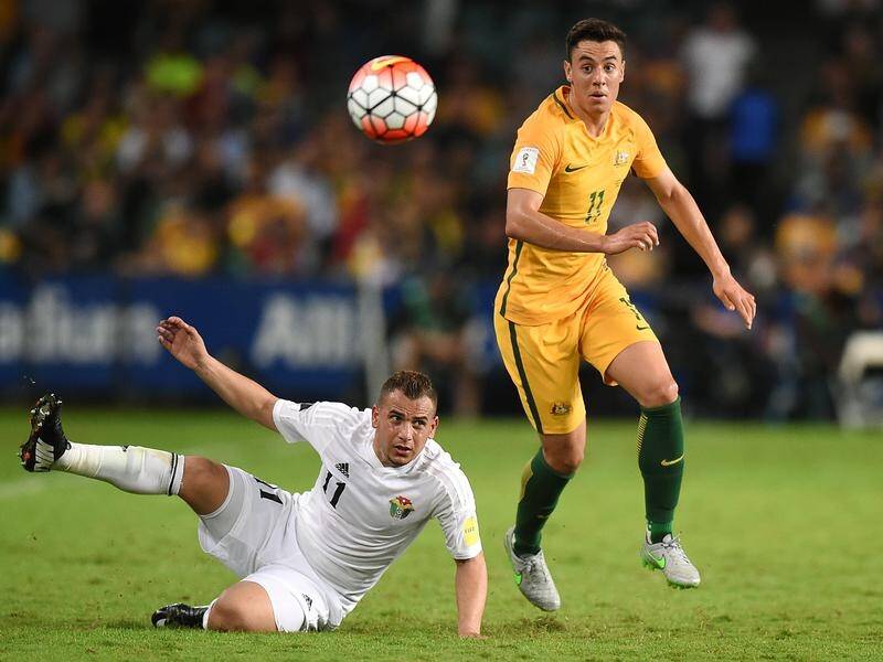 Chris Ikonomidis made his Socceroos debut in 2015 and has played six times in the green and gold.