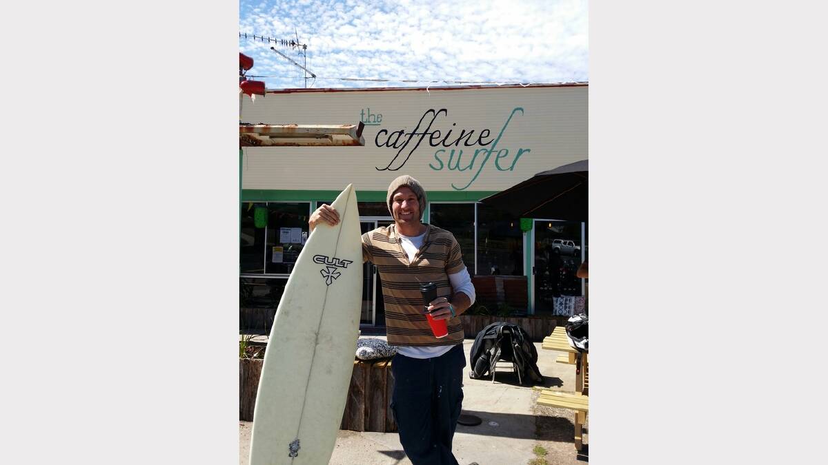 The Caffeine Surfer owner Timothy Warren is hoping new shops in the town can spark a revival of the CBD.
