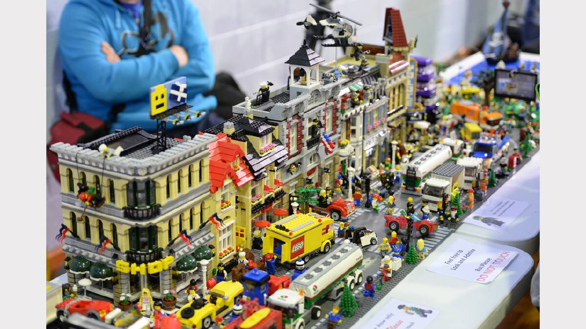 More than 6000 people visited the Brixhibiton lego exhibit on the weekend, which was held at Kings Meadows High School. Picture: Mark Jesser