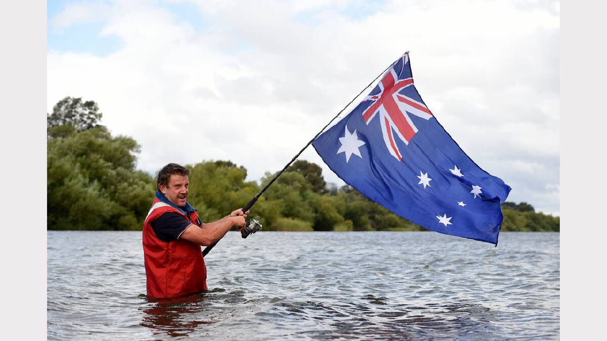 Longford Fishing Club president Ron Denne is preparing for the club's annual Australia Day fishing competition.