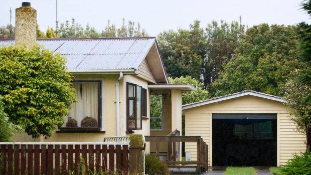 The house where a teacher accused of abusing boys he taught in Tasmania in the late 1960s, has been found living in in Tangimoana, near Bulls in NZ. Picture: Grant Matthew, Fairfax Media New Zealand