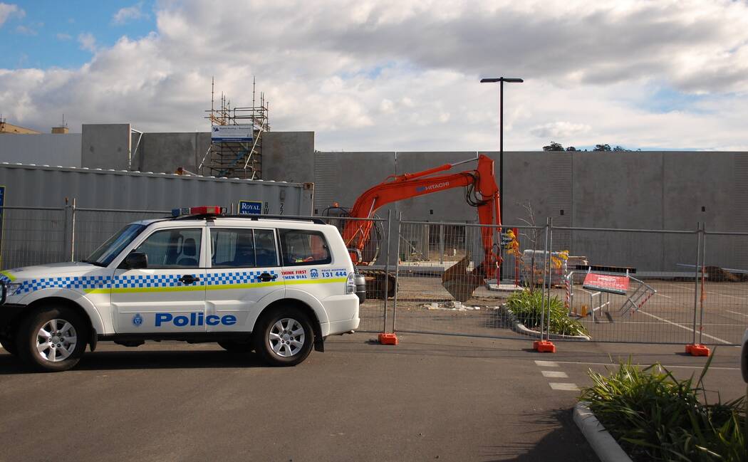 The construction site next to North Launceston Bunnings. Picture: Allie Humphries