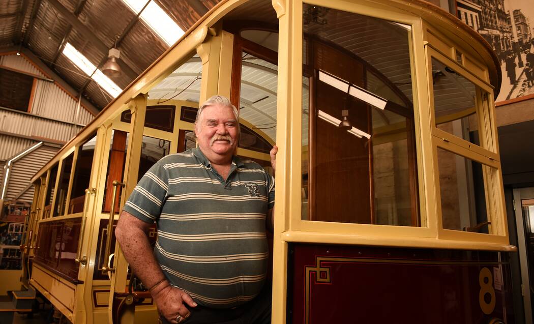 Launceston Tramway Museum volunteer Garry Dodds is searching for the last two trams that were used in Launceston. Picture: Mark Jesser