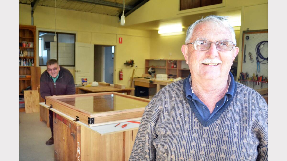 Longford Men's Shed's Bob Thomas is excited about the latest extensions to the facility.