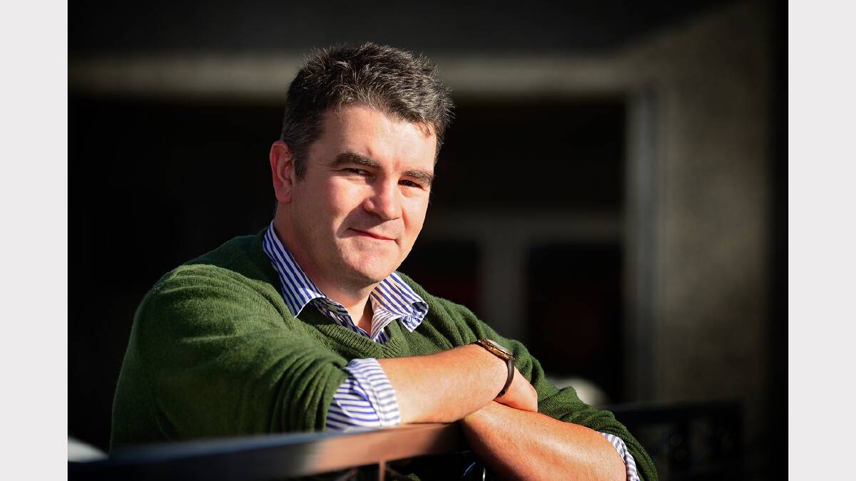 Wine Tasmania industry development and extension officer David Sanderson says Tasmania's expanding wine sector must not only produce the best possible product but do it in an environmentally responsible way. Picture: PHILLIP BIGGS