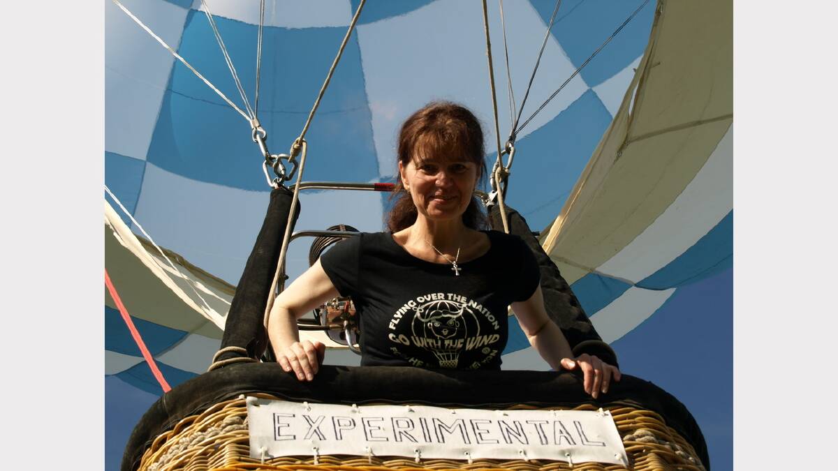 Longford's Vratka Pokorna returned from a hot-air ballooning fund-raising trip early this year and is gathering inspiration for her next project.