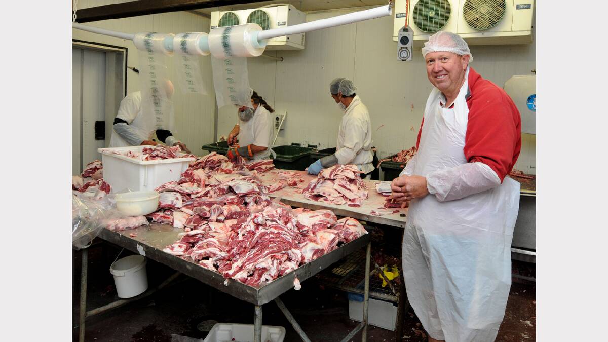 David Madden at Flinders Island Meats sees a big future for the industry on the island. Picture: Geoff Robson