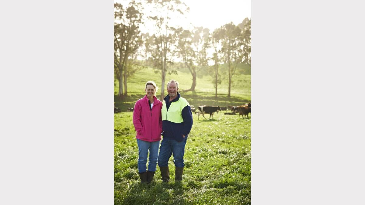 Share dairy farmers Linda and Wayne Hansen, of Flowerdale.