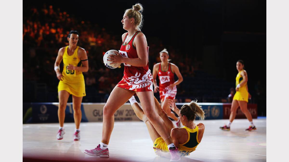 Wales' Chelsea Lewis in action against Australia at the Commonwealth Games in July. Wales will play the Centre of Excellence at Launceston's Silverdome in August. Picture: Getty Images