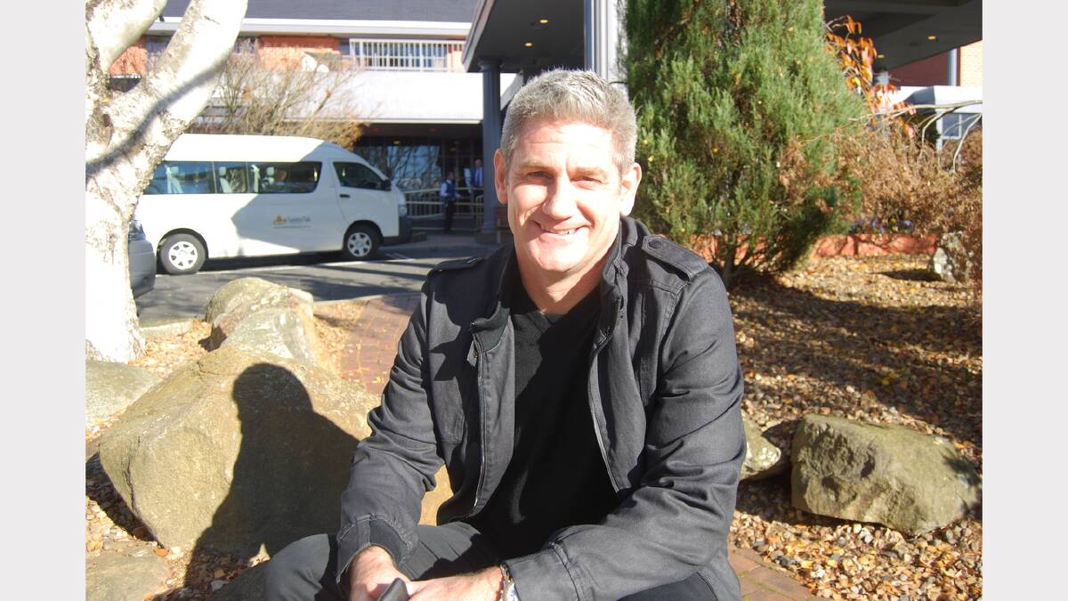 Former AFL star and anti-drugs campaigner Gavin Crosisca at Country Club Tasmania in Launceston. Picture: Michael Lowe