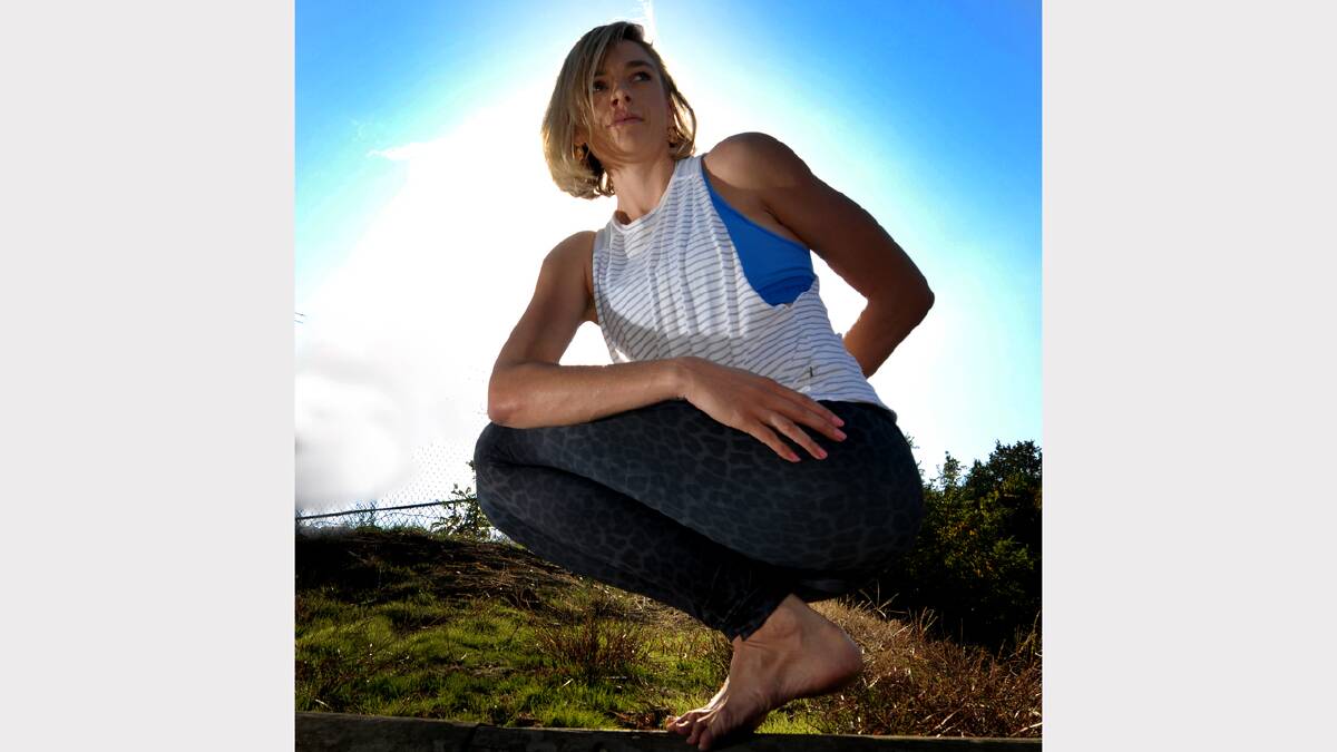 Jeanette Proctor has organised a yoga session as a fundraiser for the Holman Clinic in honour of her late mother, Helen Proctor. Picture: GEOFF ROBSON