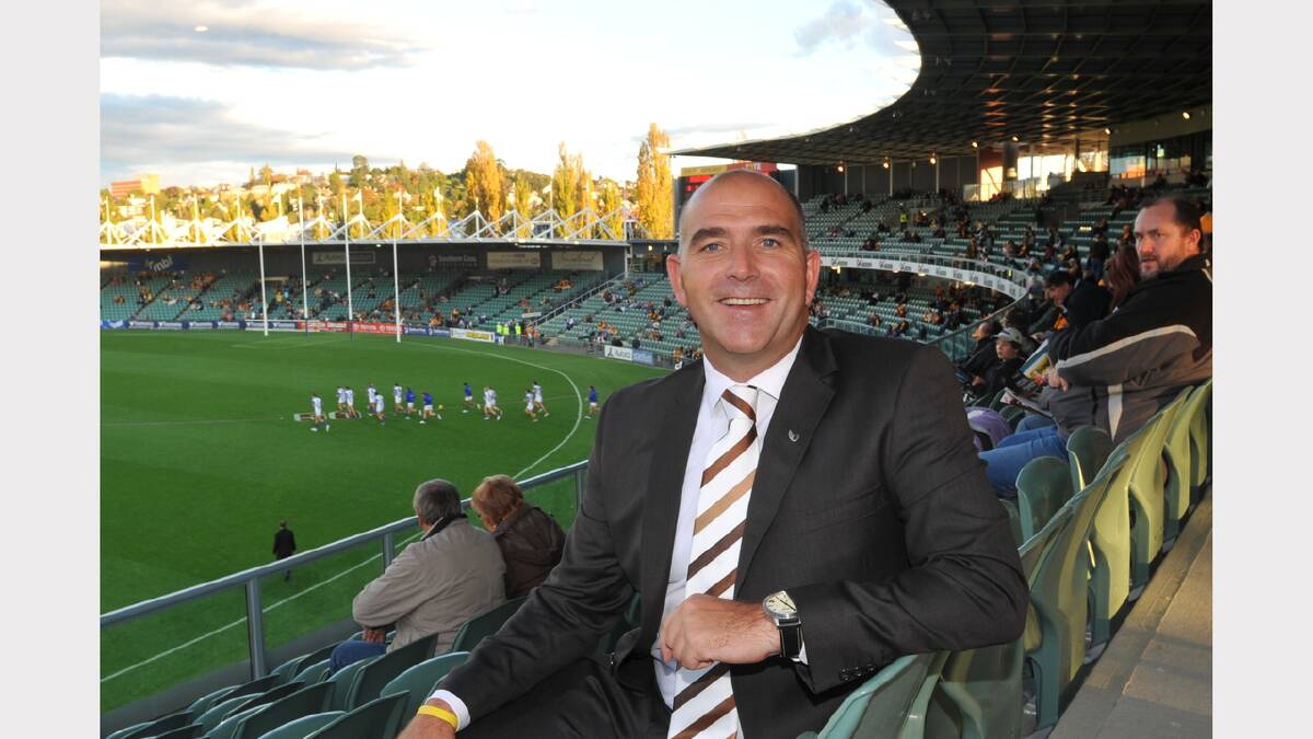 Hawthorn CEO Stuart Fox, pictured at Aurora Stadium in 2010.