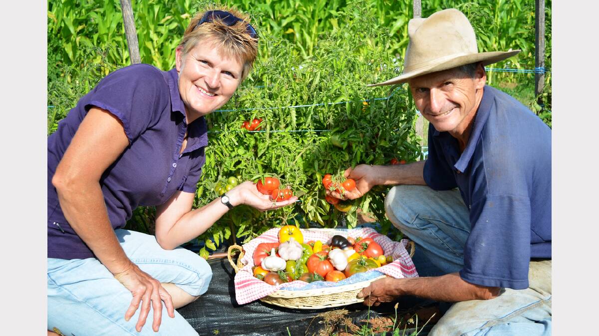 Tasmanian Natural Garlic and Tomatoes owners Annette and Nevil Reed will host the inaugural Tasmanian Garlic and Tomato Festival.