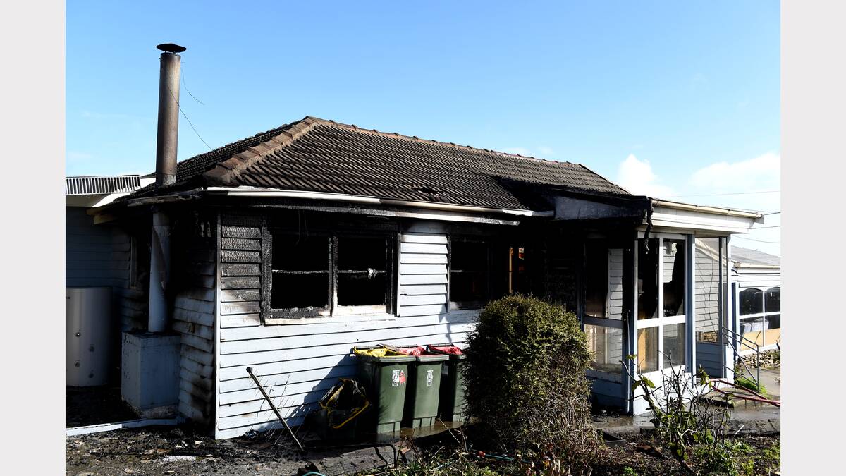 A house fire in George Town's Mary Street on Tuesday morning caused $50,000 damage. Picture: Mark Jesser
