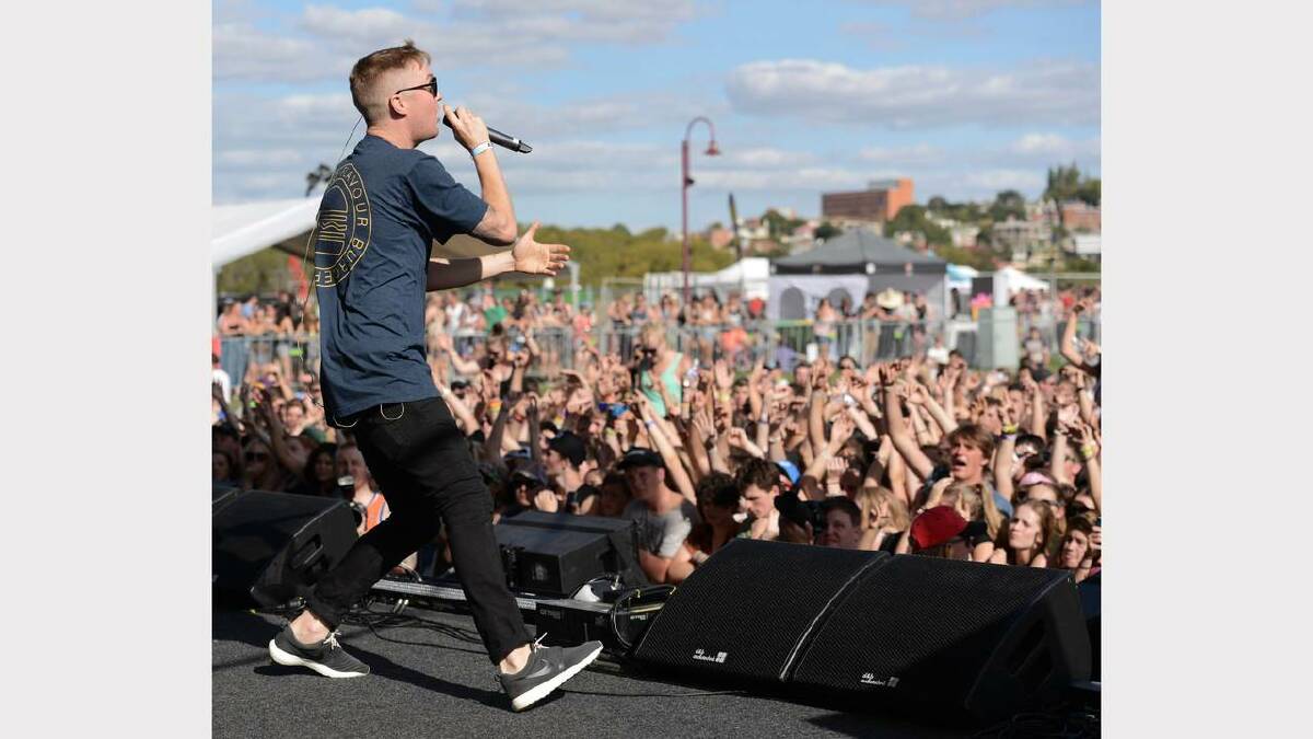 Australian rapper Drapht performs at Breath of Life earlier this year.