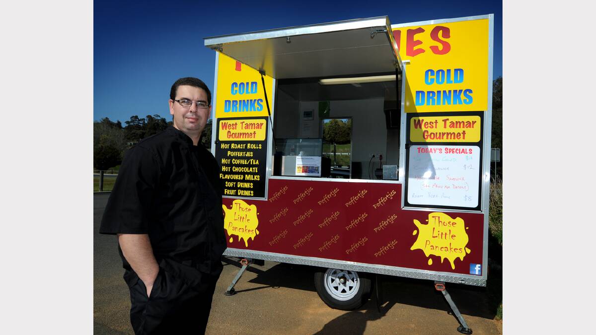 Peter Rodger is the proud owner of the West Tamar Gourmet food van.