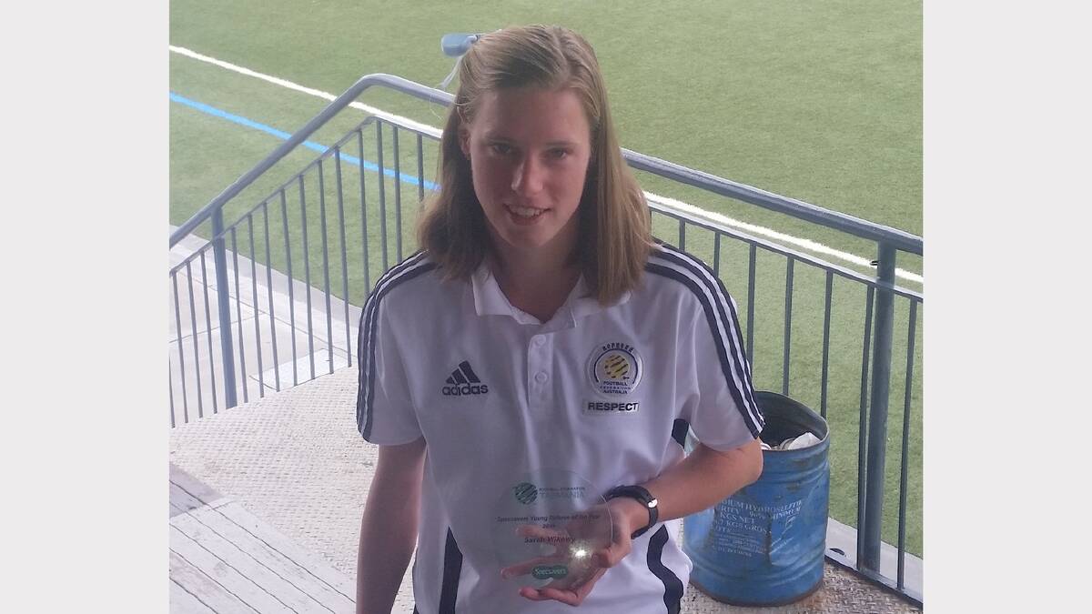 Nineteen-year-old Sarah Wikeley has been named the Young Referee of the Year for 2014.