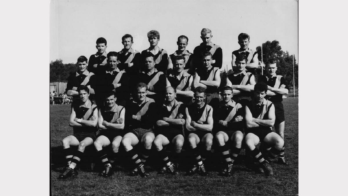 The 1964 Beauty Point premiership side: Graham Anderson, Anthony Tiffin, Allan May, George Williams, Peter Atherton, Gavin Seaborne, Tony Pedder, Arthur West, Van Seymour, Terry Ion, Gene Pedder, Laurie Dean, Allan Jacobson, Peter
Grimes, Brian Clayton, Roy Clark (vice-captain), Peter Temby (captain-coach), Ross Young, Ray Griggs and Peter Sheppard. A 50-year reunion for the team is being planned.