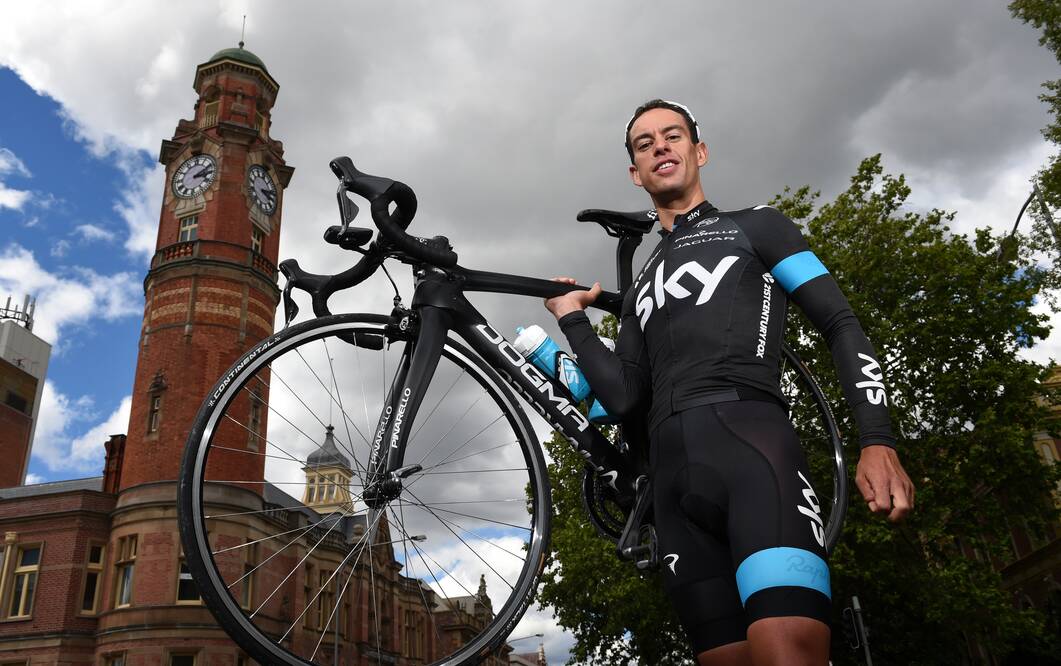 Richie Porte, pictured in Launceston in 2014, has become the first Australian to win the Volta a Catalunya. 