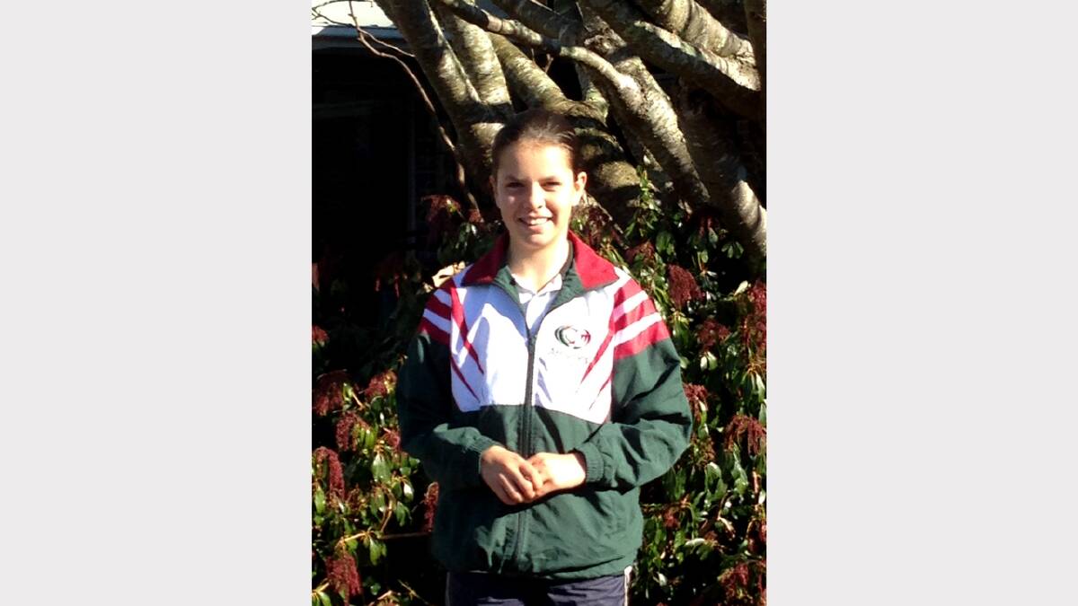 Macenzie Kelly, who will run for Tasmania at the national cross-country championships.