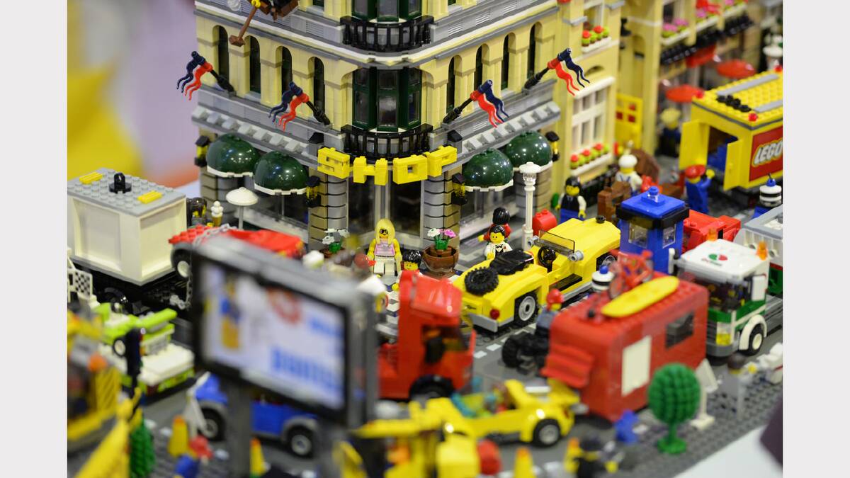 More than 6000 people visited the Brixhibiton lego exhibit on the weekend, which was held at Kings Meadows High School. Picture: Mark Jesser
