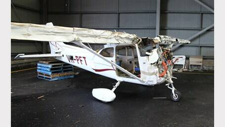 The preliminary report into the light plane crash last month has been released.