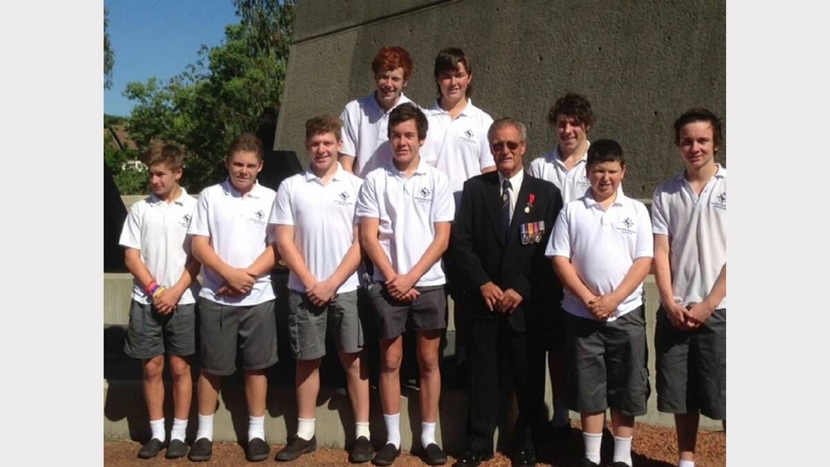 Port Dalrymple School students attended the National Remembrance Day service in Canberra last week.