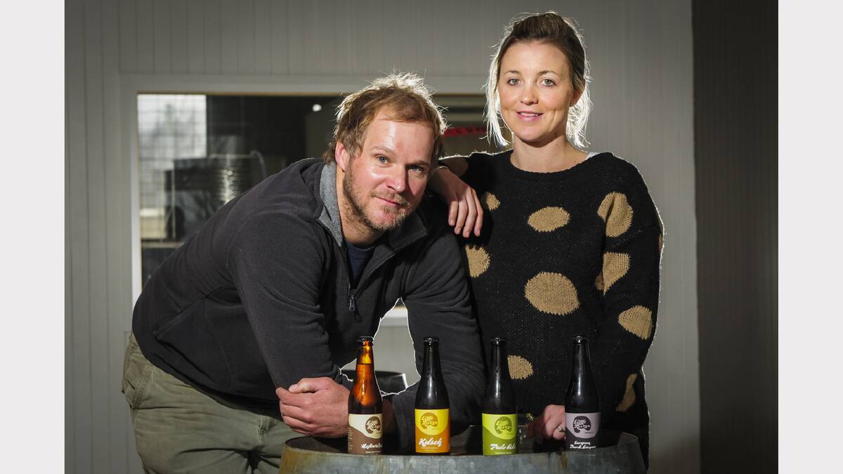 Little Rivers Brewery's Chris Carins and Jess Coniston