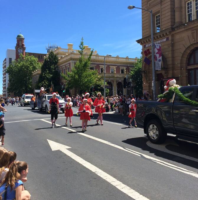 Residents hit the streets of Launceston on Saturday morning for the annual Christmas Parade. Picture: MANIKA DADSON