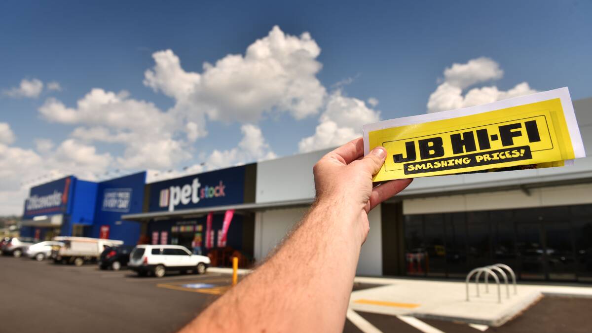 It is understood the JB Hi-Fi store will set up shop near the new Bunnings complex in North Launceston. PHOTO: Scott Gelston
