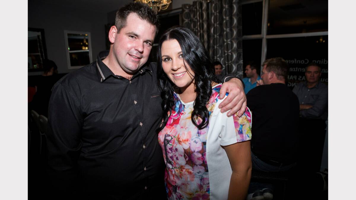 Melanie Jordan and Brodie Bennett held their engagement party on Saturday night at Hotel Launceston with about 60 guests in attendance. Picture: Haydn Robertson.