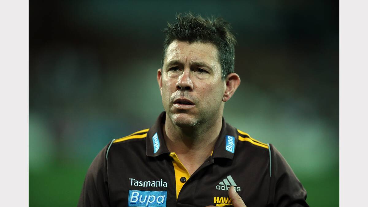 Hawthorn assistant coach Brett Ratten. Picture: Getty Images.