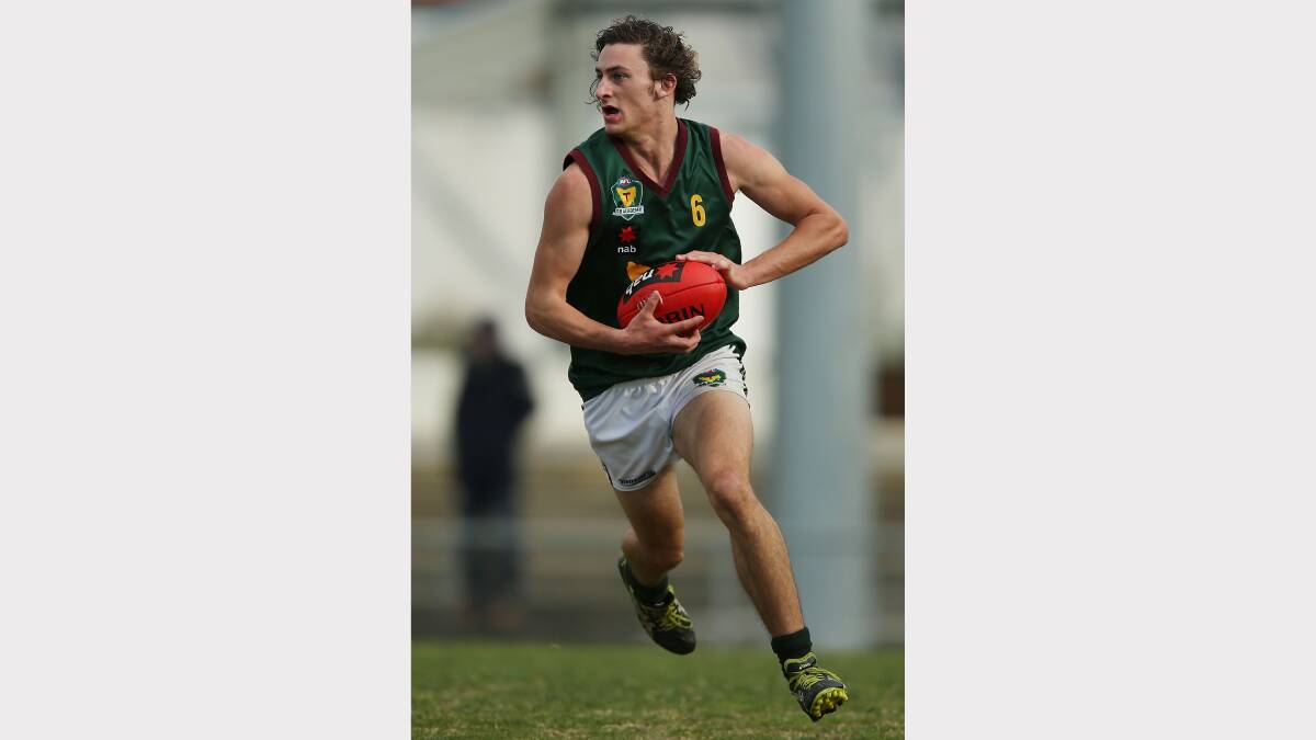 Zac Webster in his Tassie Mariners days. Picture: GETTY IMAGES.