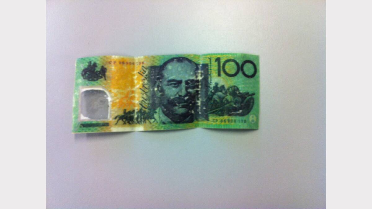 Police warn of fake $100 notes