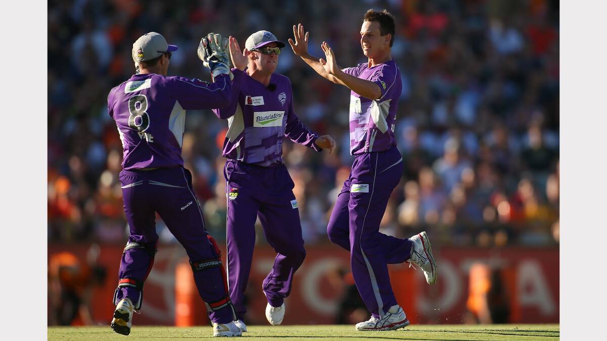 The Hobart Hurricanes. Picture: Getty Images.