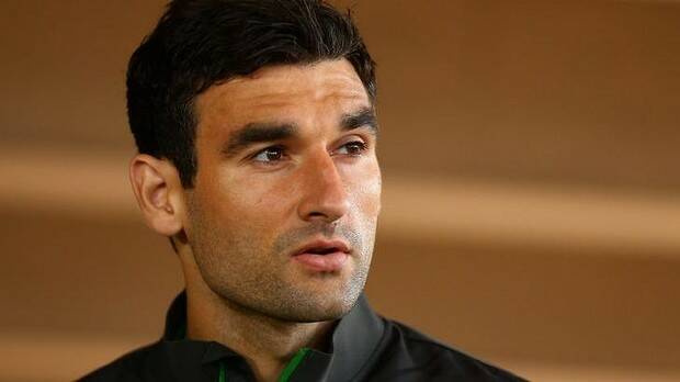 Mile Jedinak: the Socceroos captain wants to leave the World Cup with a win over Spain. Photo: Getty Images