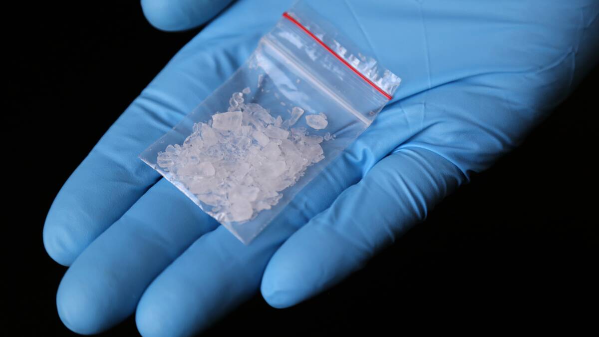 THE MENACE: An illustrative picture of the drug methampthetamine, or ice.

