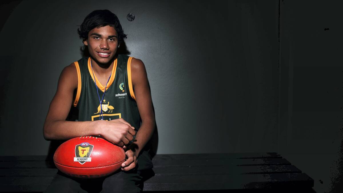 Tarryn Thomas has a big football

 future in front of him.

 Picture: SCOTT GELSTON