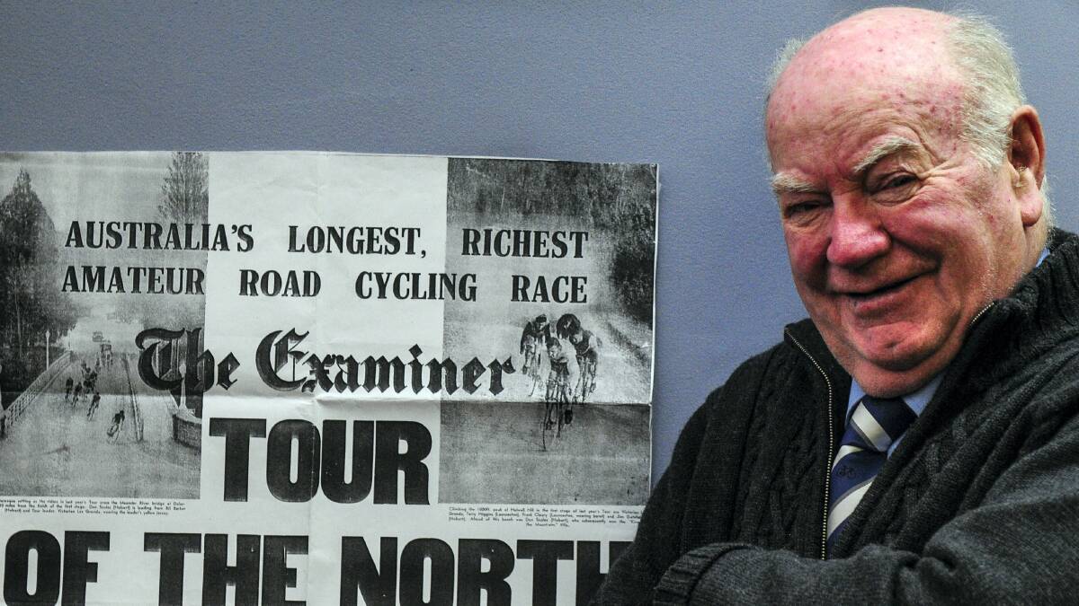 Terry Higgins reflects on his 1954 Tour of the North race win. Picture: NEIL RICHARDSON.