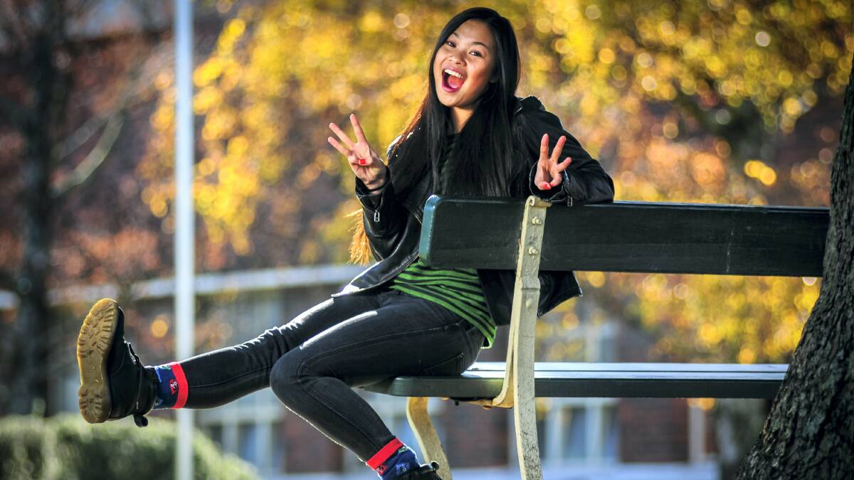 Grace Koh, of Grindelwald, has been picked to host a TV show on ABC 3. Picture: PHILLIP BIGGS